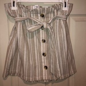 Brand new paper bag skirt